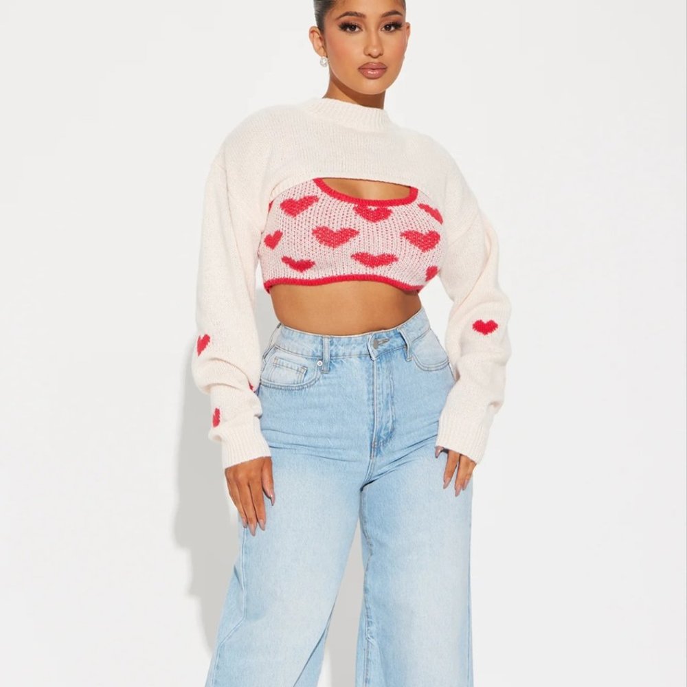 Heart sweater